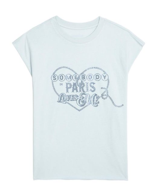 Zadig & Voltaire Blue Cloe T-Shirt