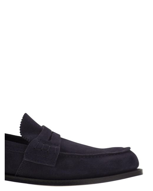 Church's Black Round Head Loafer Shoes for men