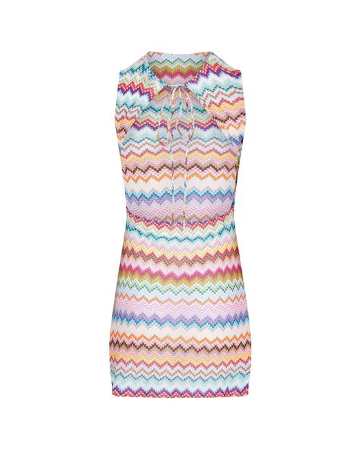Missoni White Comfortable Mini Skirt