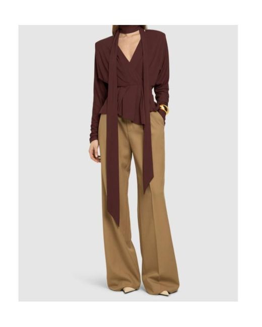 Alexandre Vauthier Purple Long-Sleeved Casual Jacket