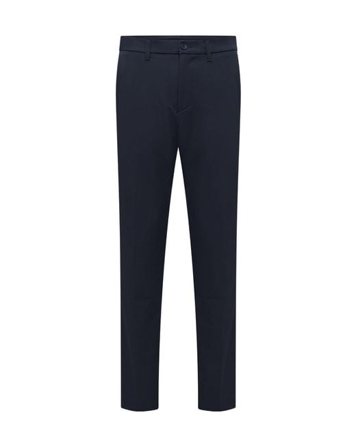 Boss Blue Simple And Casual Pants for men