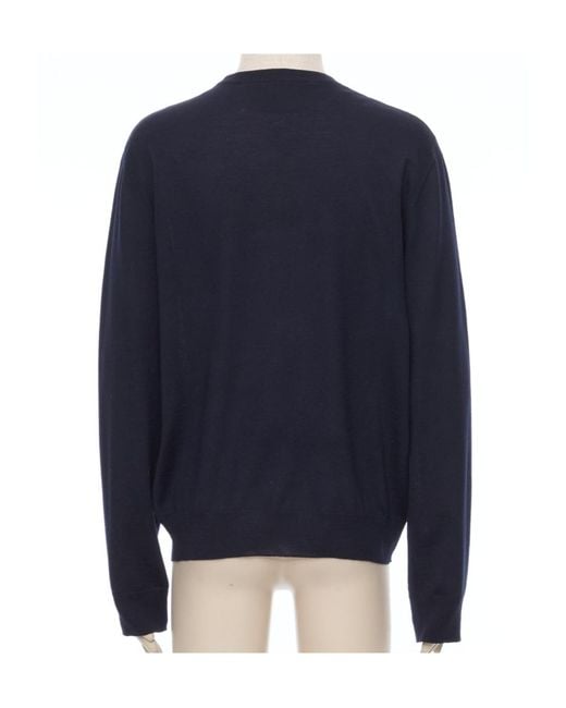 Valentino Blue Vlogo Signa Knitted Sweater for men
