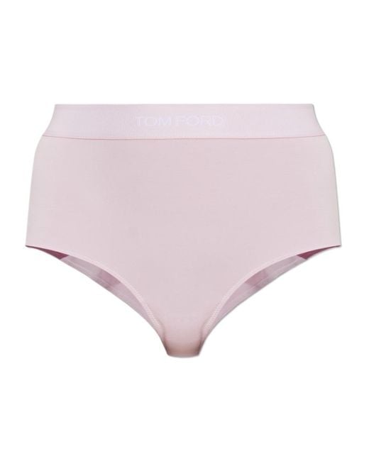 Tom Ford Pink High Waist Briefs