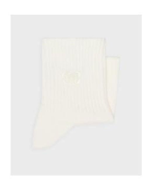 Céline White Triomphe Socks