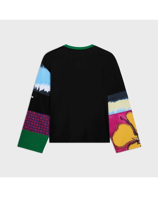 Céline Black Long Sleeved T-Shirt for men