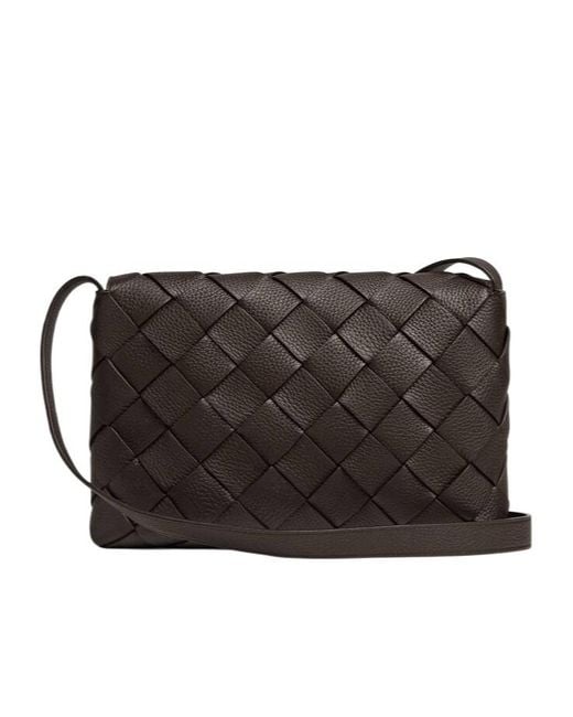 Bottega Veneta Black Diago Large Crossbody Bag for men