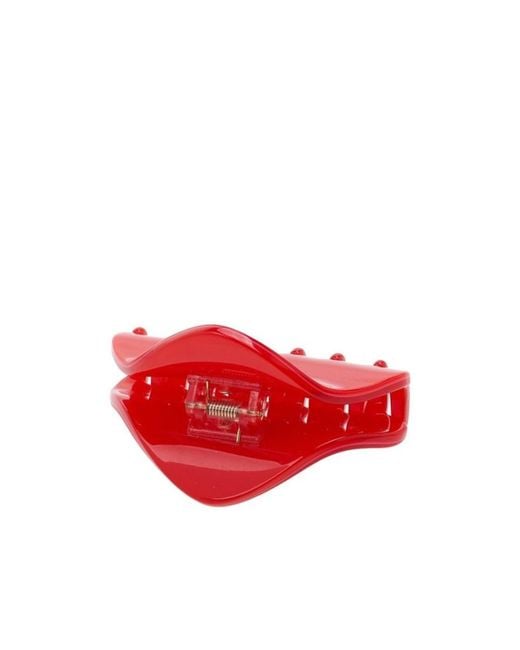 Etro Red Logo Hairpin
