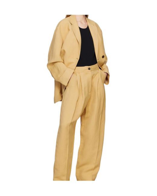 Studio Nicholson Natural Button Blazer