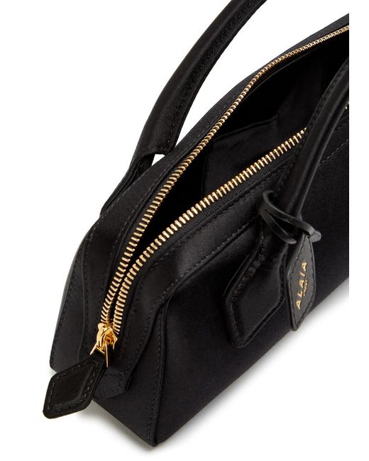 Alaïa Black Satin Hand Clutch