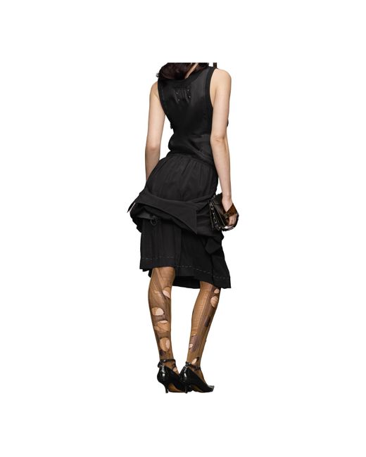 Maison Margiela Black Anonymity Of The Lining Dress