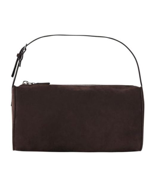 The Row Black 90's Top Handle Bag