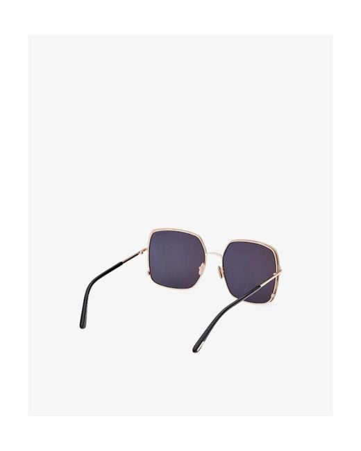 Tom Ford Metallic Eyewear Square Frame Sunglasses