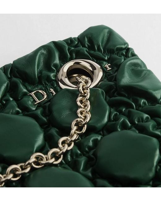 Dior Green Medium Crunchy Bag