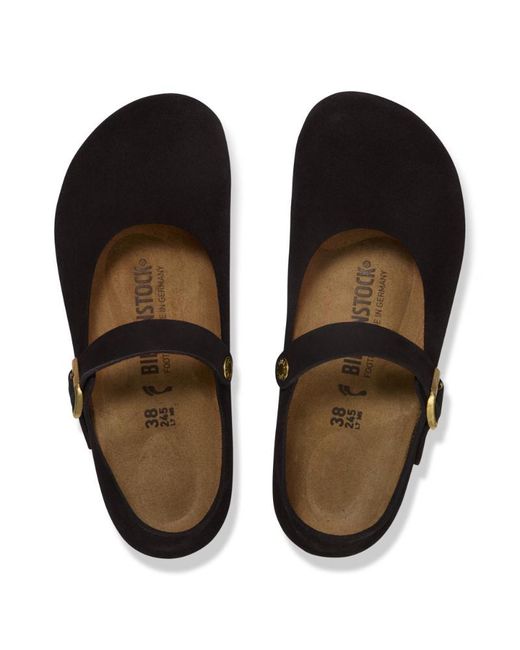 Birkenstock Black Mantova Mary Jane Ballet Flats