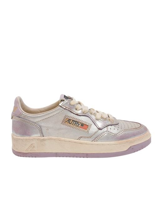 Autry Multicolor Medalist Low Super Vintage Sneakers