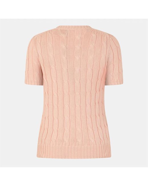Polo Ralph Lauren Pink Knitted Tops