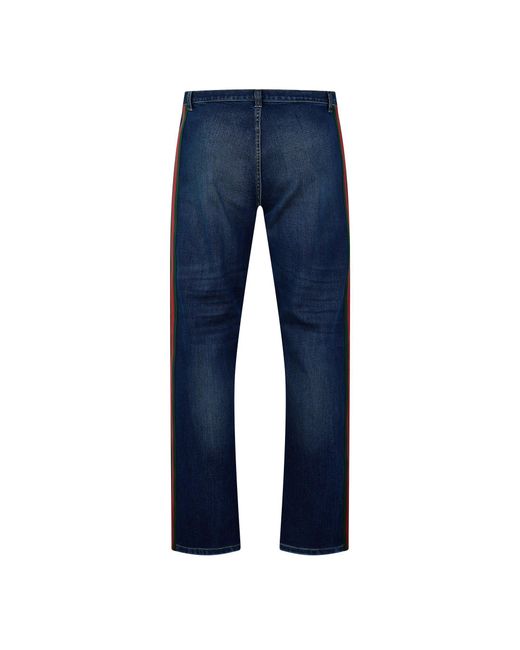 Gucci Blue Casual Trousers for men
