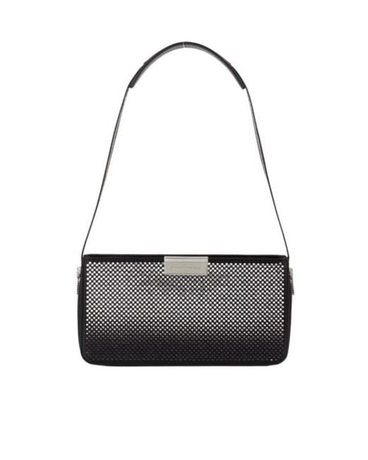 Alexander Wang White Siren Perforated Shoulder Bag