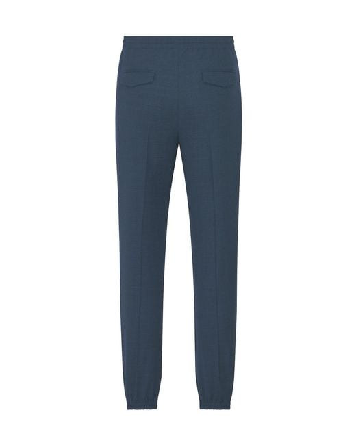 Dior Blue Tailored Track Pants for men
