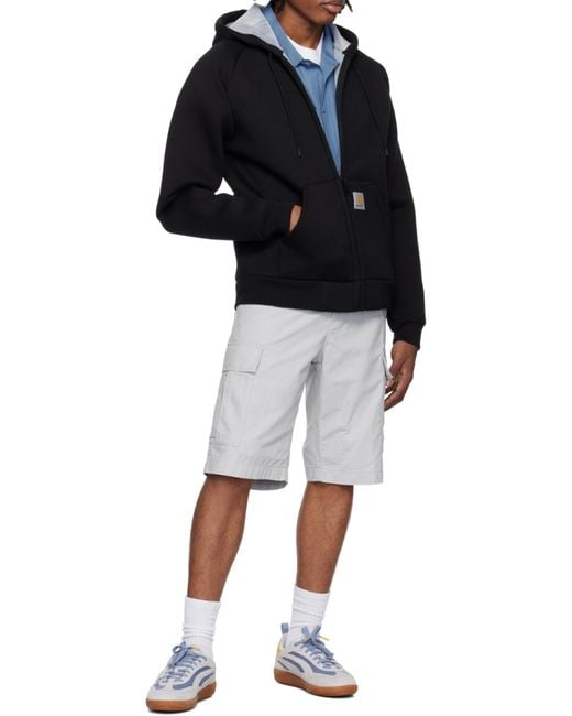 Carhartt Black Car-Lux Zip-Up Hoodie for men