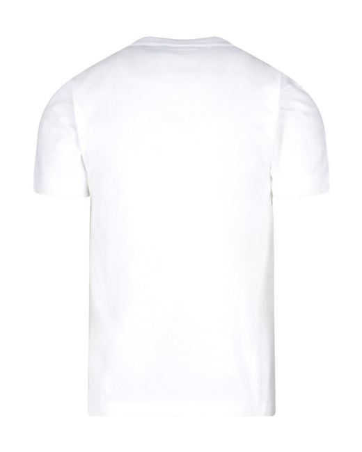 COMME DES GARÇONS PLAY Red Short-Sleeved T-Shirt for men