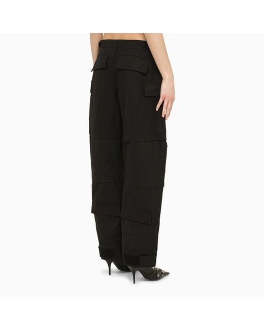 Wardrobe NYC Black Low-Rise Pocket Casual Pants