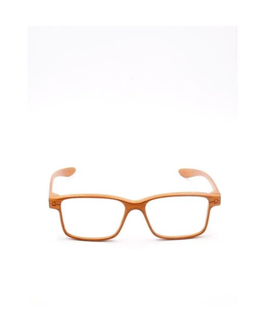 Herrlicht White Rectangle Frame Glasses