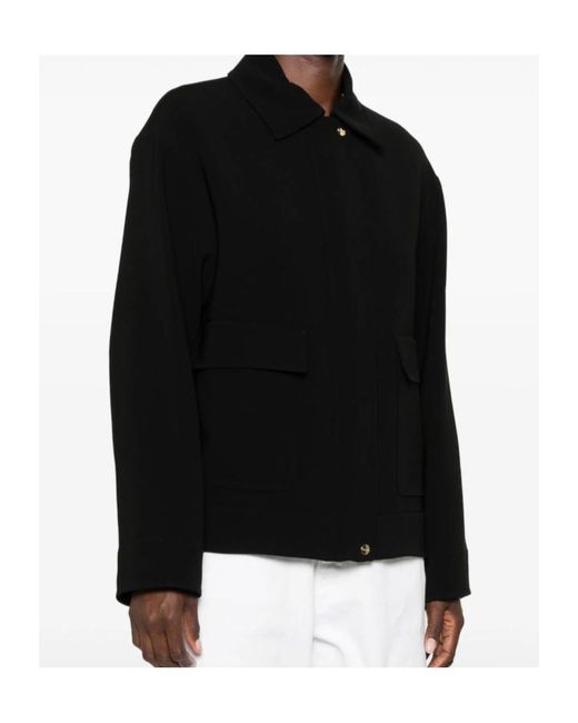 Max Mara Black Long-Sleeve Casual Jacket