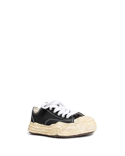 Maison Mihara Yasuhiro Black Hank Low-Top Sneakers for men
