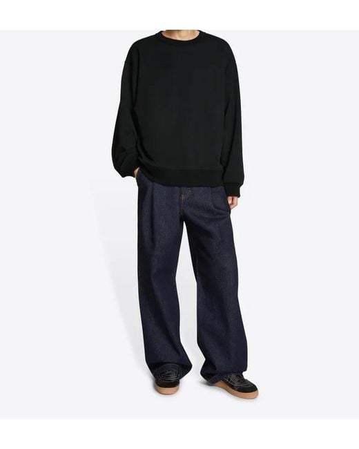 Dries Van Noten Black Oversized Sweatshirt for men