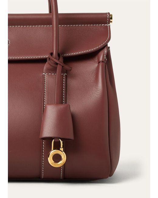 Loro Piana Red Loom L25 Shoulder Bag