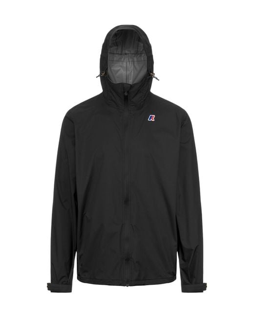 K-Way Black Charmel Jacket for men