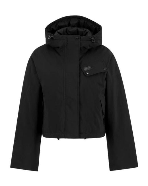Barbour Black Long-Sleeved Casual Jacket