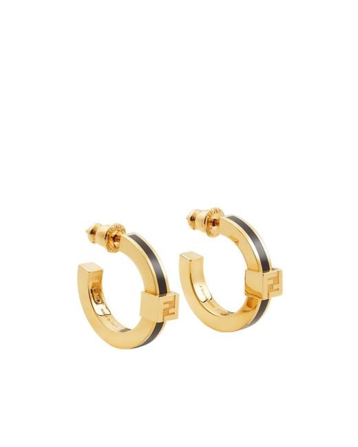 Fendi Metallic Forever Earrings