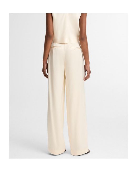 Vince Natural High-Waist Straight-Leg Pants