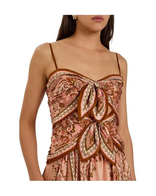 Zimmermann Pink Printed Dress