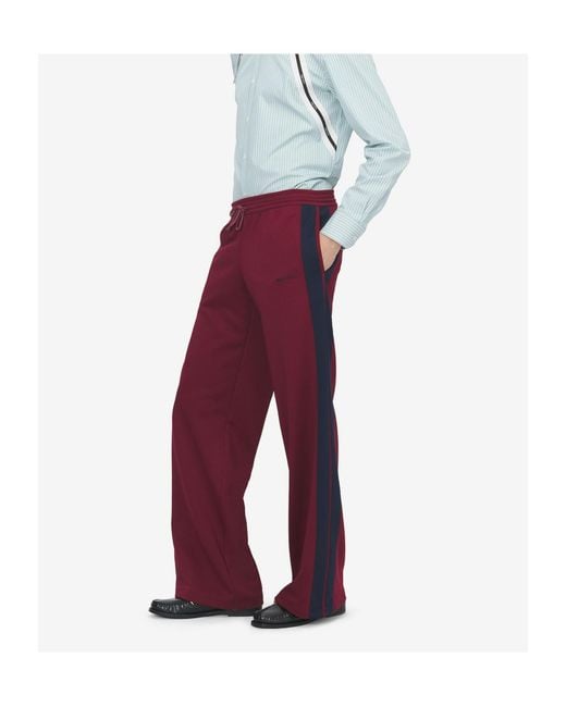 McQueen Purple Mcqueen Logo Joggers for men