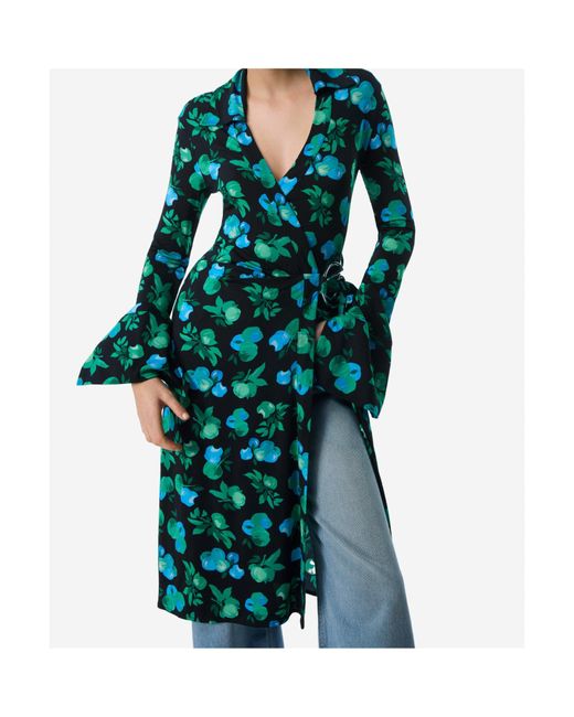 Coperni Green Logo Print Dress