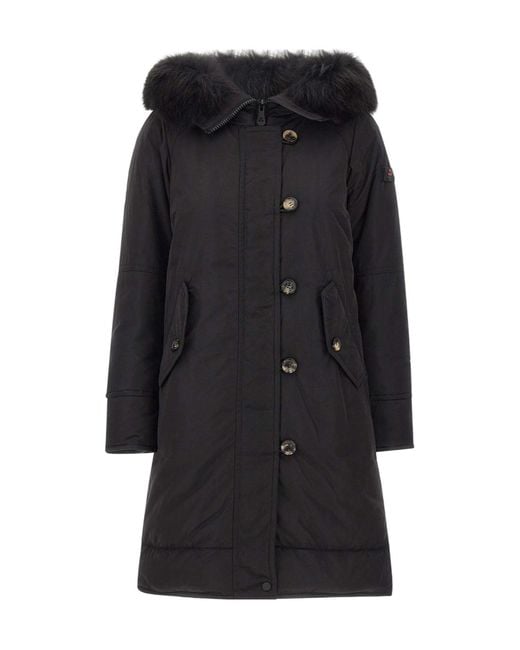 Peuterey Black Long-Sleeved Down Jacket