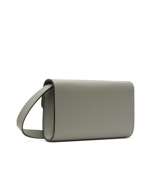 Marni Gray Leather Cossbody Bag