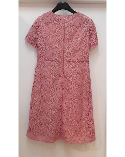 Max Mara Pink Short Sleeve Dress