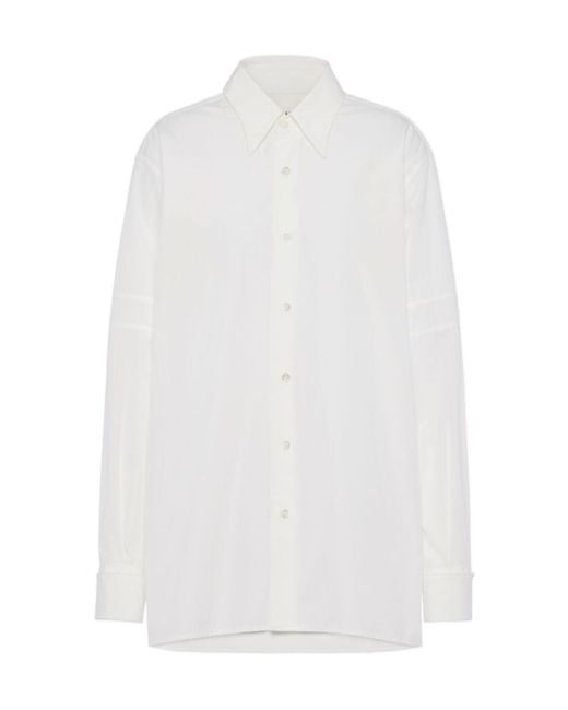Maison Margiela White Long Sleeved Shirt