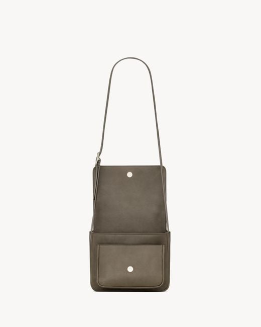 Saint Laurent White Small Satchel for men