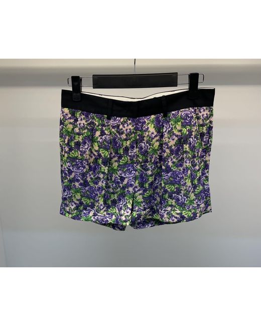 Max Mara Multicolor Pattern Shorts