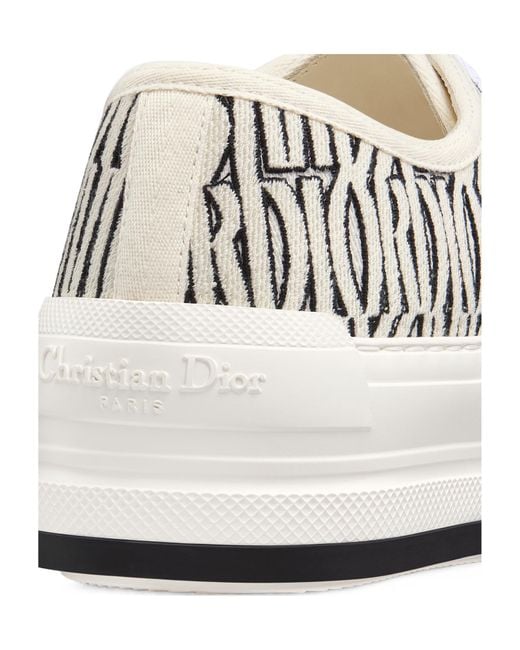 Dior White Walk'N' Platform Sneaker