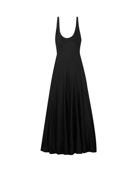 Jil Sander Black Jersey Midi Dress