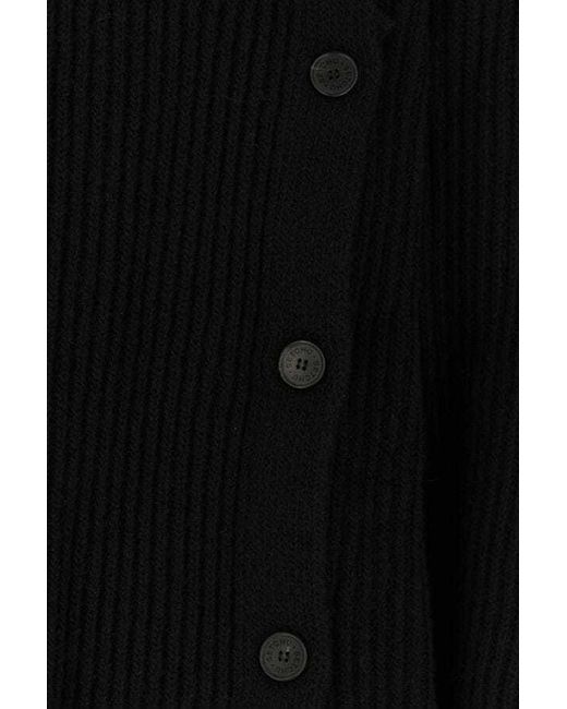 Setchu Black Long-Sleeved Blended Sweater for men