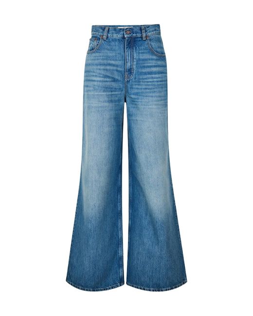 Chloé Blue Flared Denim Jeans
