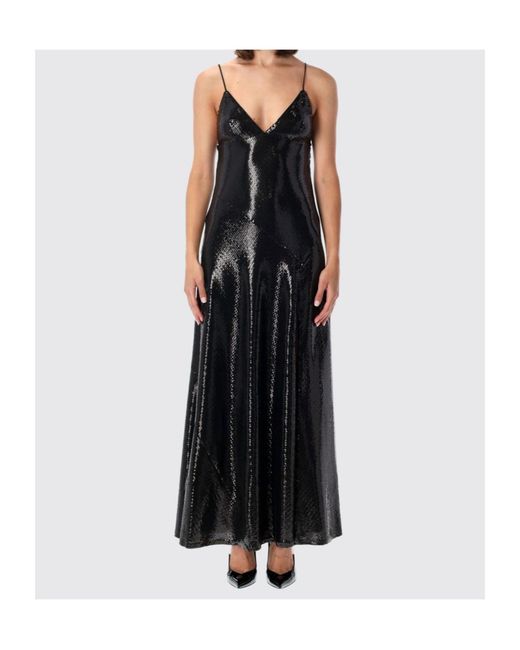 Alberta Ferretti Black Cami Dress
