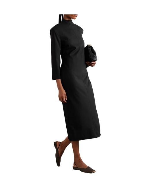 Calvin Klein Black Addison Midi Dress